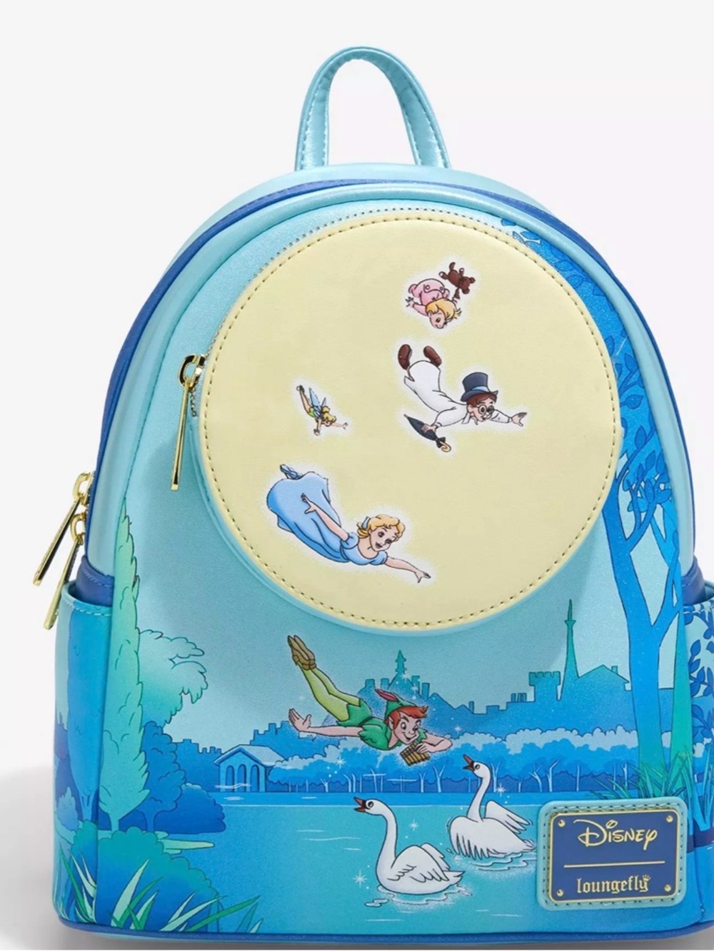 Loungefly Light Blue & Cream Peter Pan Mini Backpack